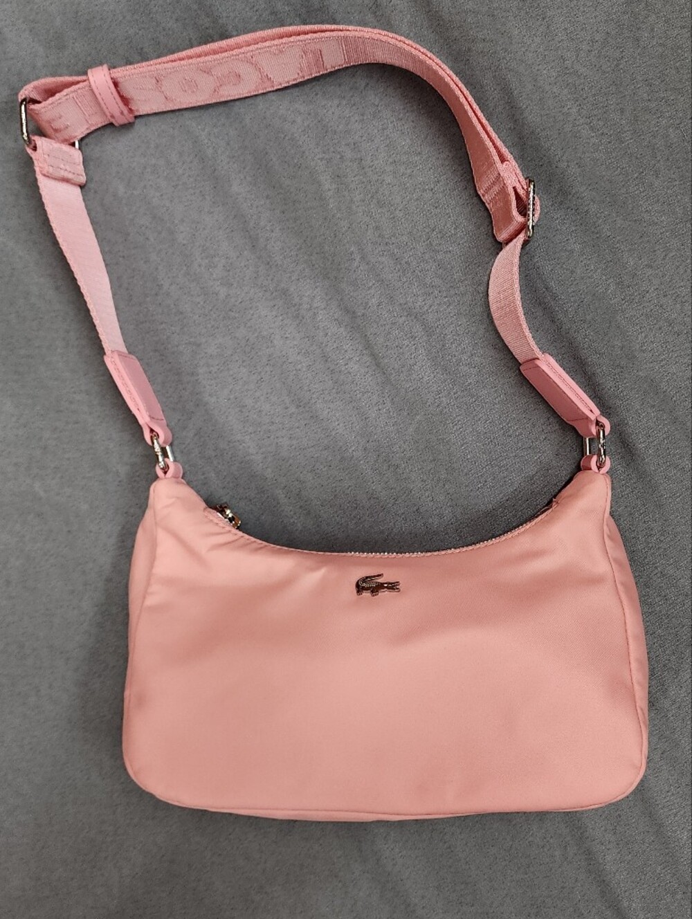 Lacoste Pink Shoulder Bag - Sleek Everyday Crossbody
